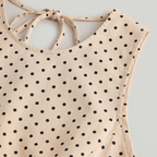 Women’s Sleeveless Polka Dot Maxi Dress