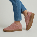 Women's Suede Look Lace-Up Trainers