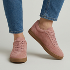 Women's Suede Look Lace-Up Trainers