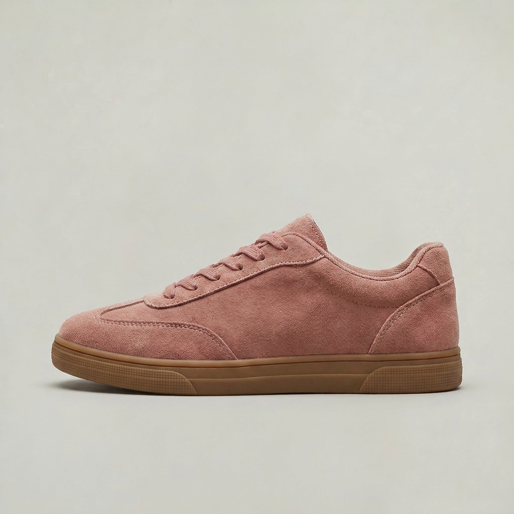 Women's Suede Look Lace-Up Trainers