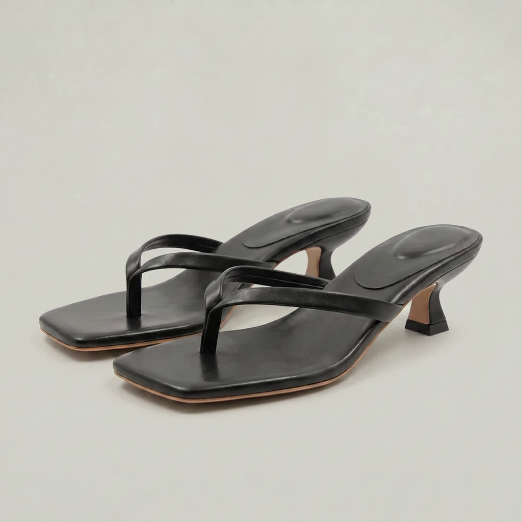 Women’s Thong Kitten Heeled Sandals
