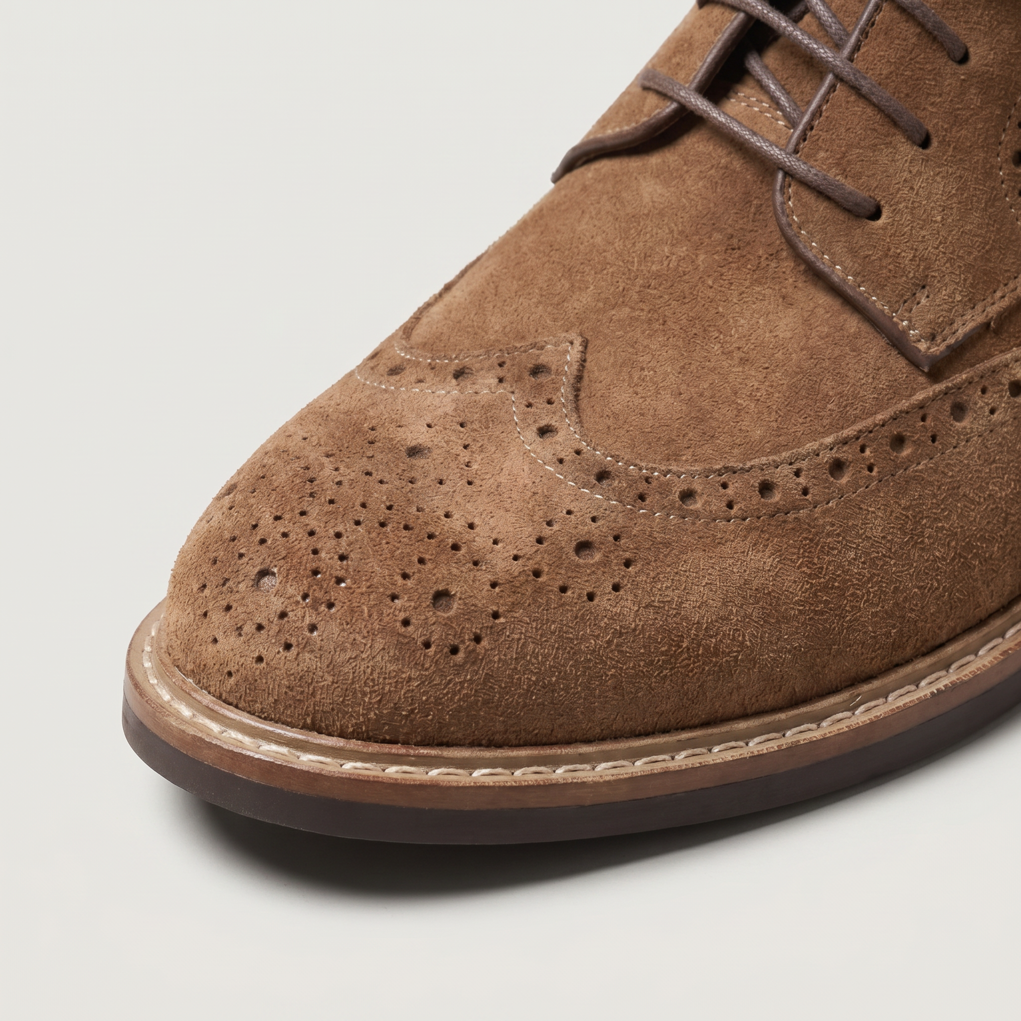 Men’s Brogues Boots - Side Zipper High-Top Ankle Fit