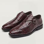 Men’s Oxford Shoes - Buckle Strap Formal Comfort Fit