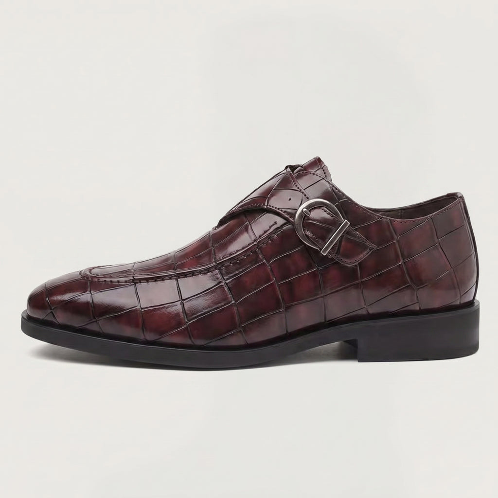 Men’s Oxford Shoes - Buckle Strap Formal Comfort Fit