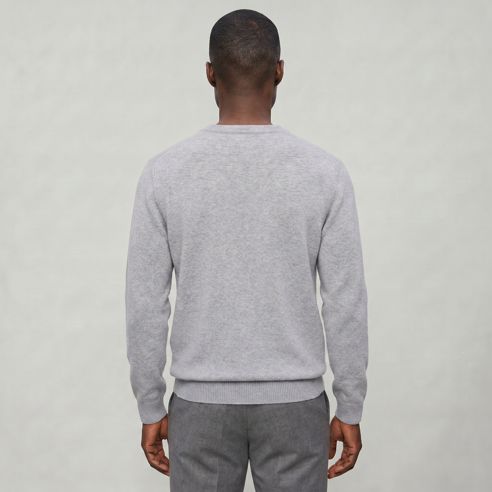 Men’s V Neck Sweater - Loose Fit