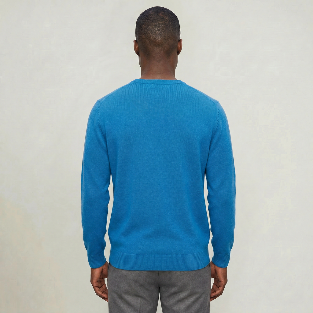 Men’s V Neck Sweater - Loose Fit