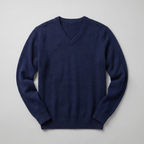 Men’s V Neck Sweater - Loose Fit