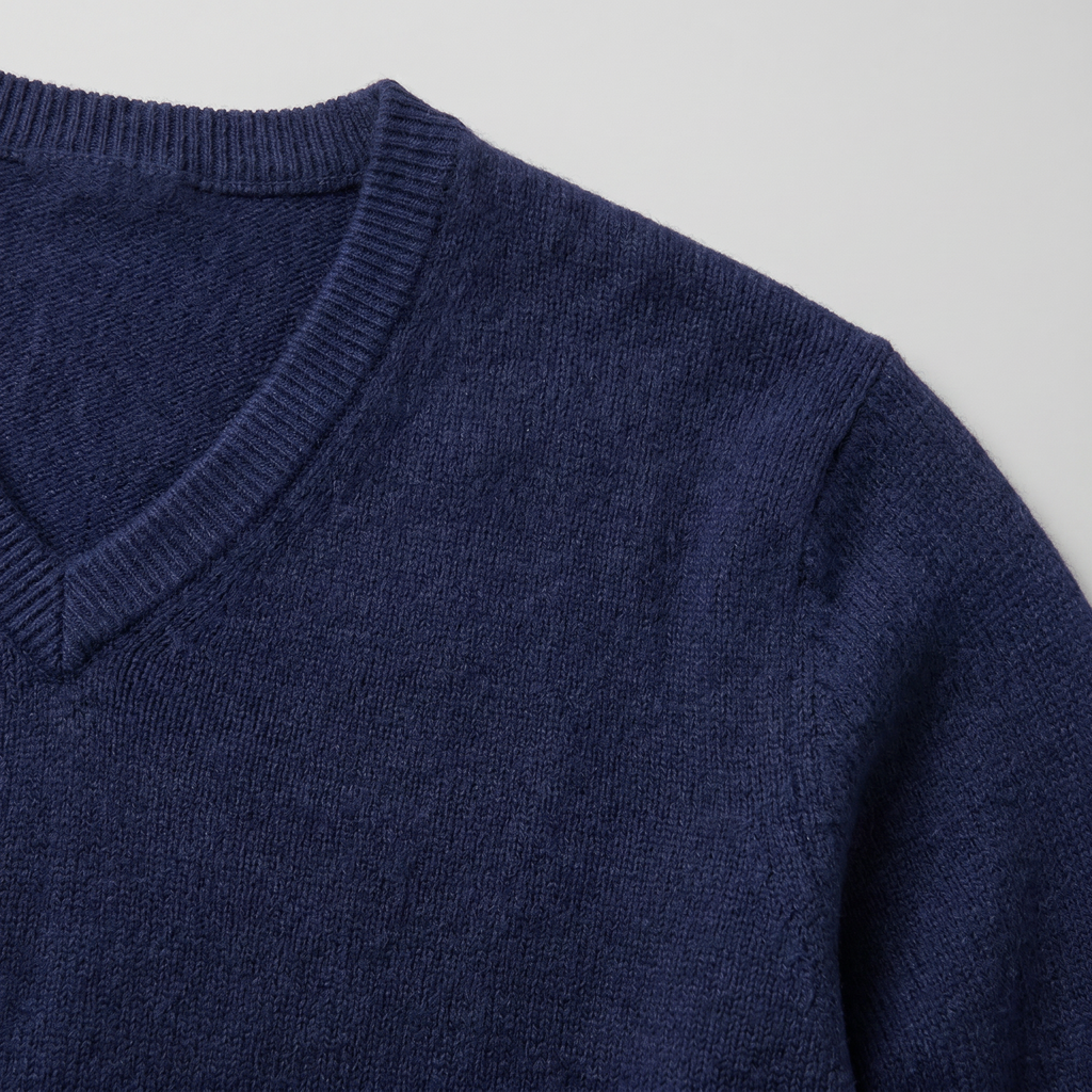 Men’s V Neck Sweater - Loose Fit
