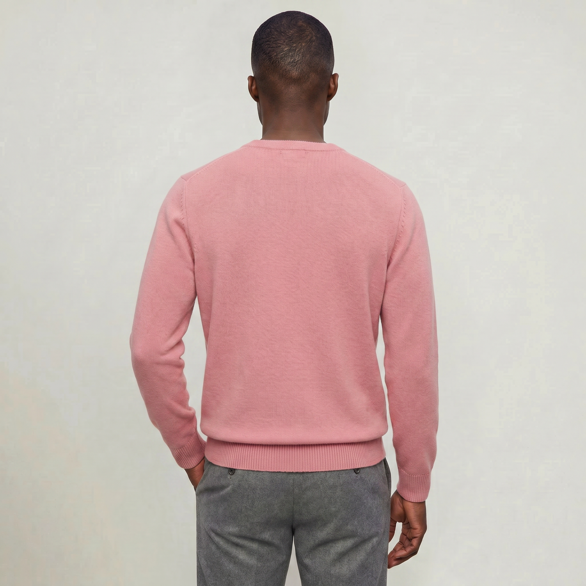 Men’s V Neck Sweater - Loose Fit