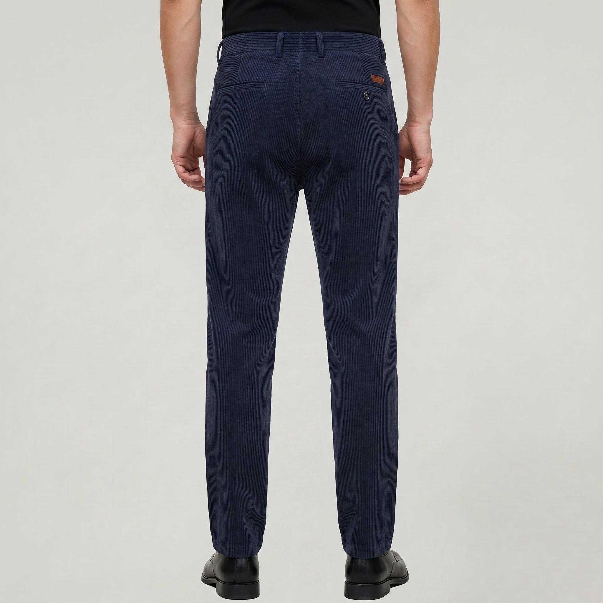 Men’s Corduroy Dress Pants - Business Casual Tailored Fit