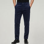 Men’s Corduroy Dress Pants - Business Casual Tailored Fit