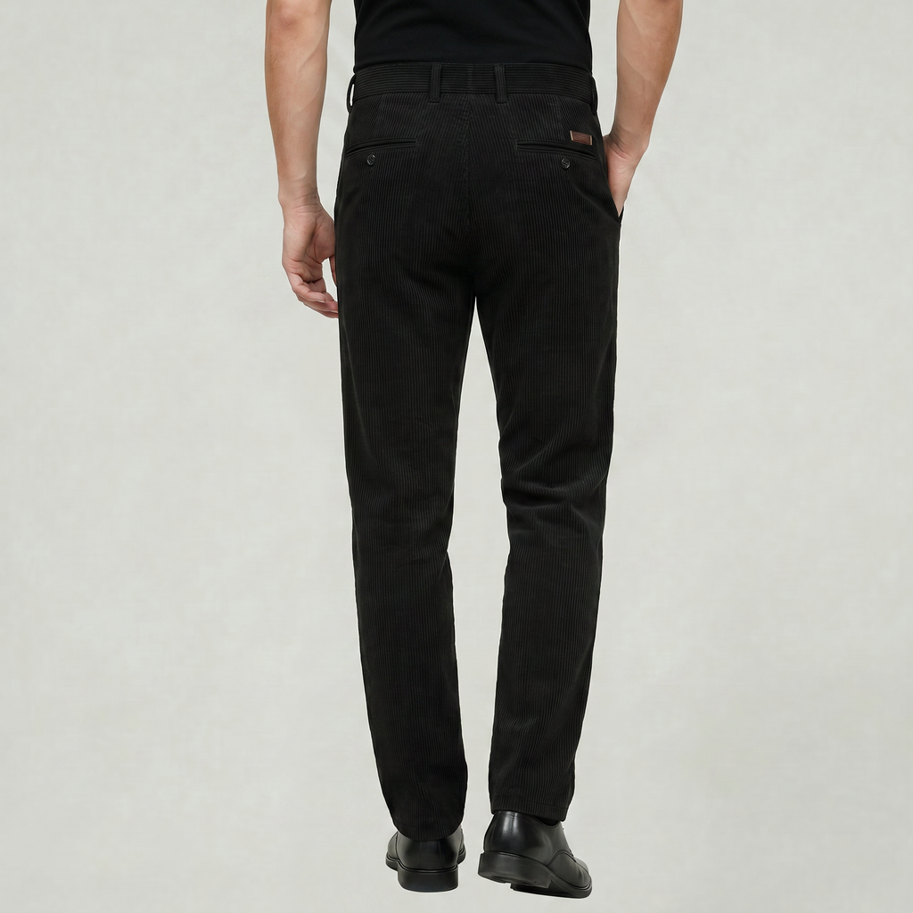Men’s Corduroy Dress Pants - Business Casual Tailored Fit