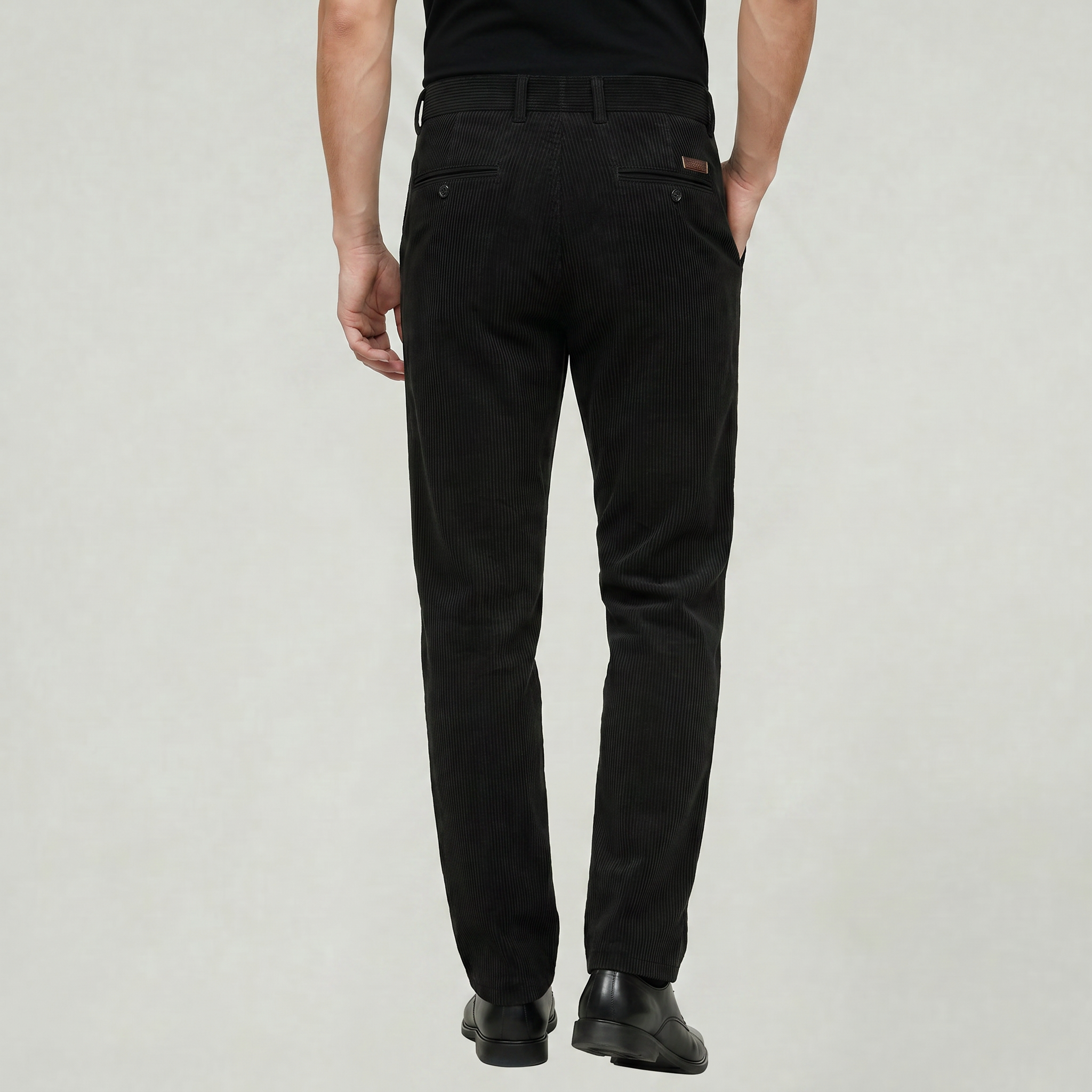 Men’s Corduroy Dress Pants - Business Casual Tailored Fit