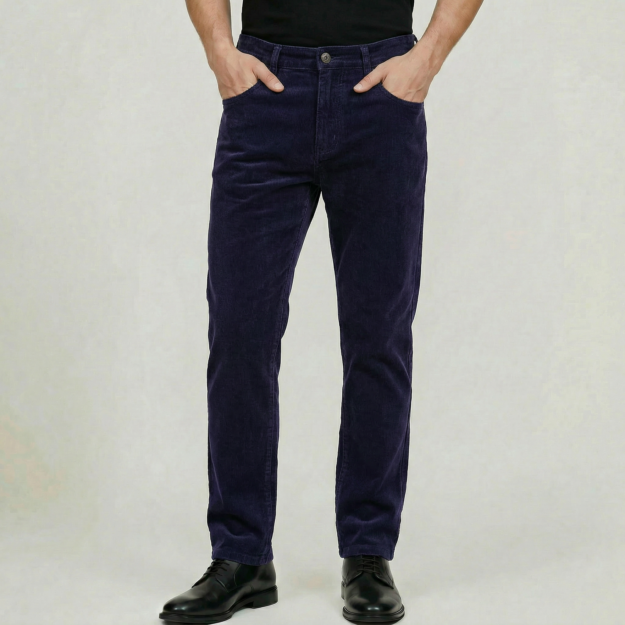 Men’s Corduroy Pants - Slim Fit Straight Leg