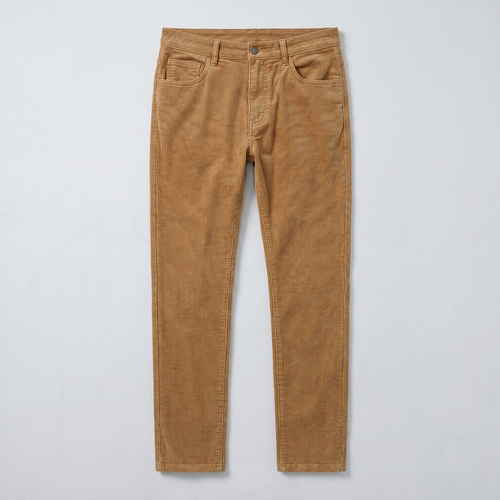 Men’s Corduroy Pants - Slim Fit Straight Leg