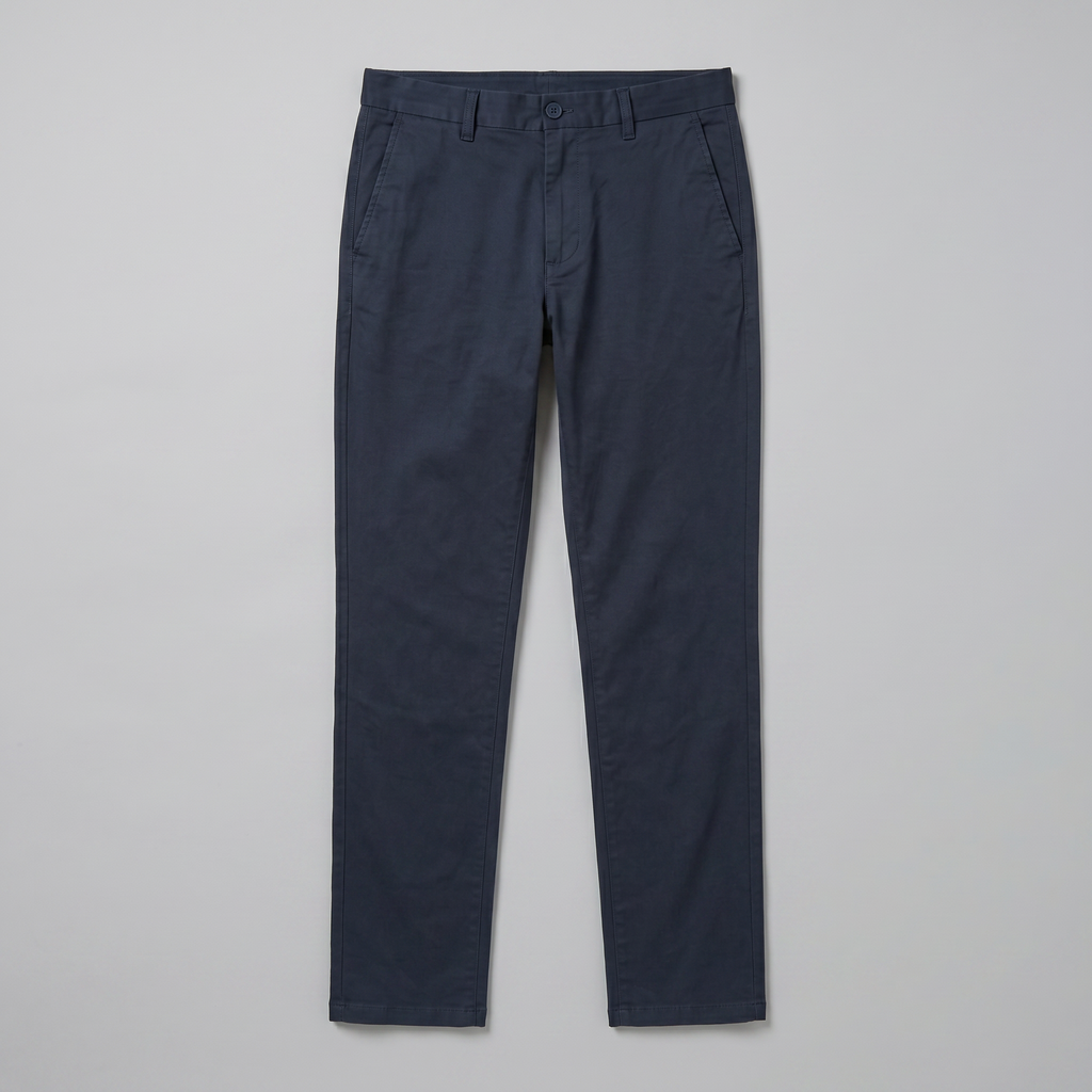 Men’s Cotton Stretch Chino Trousers - Straight Fit
