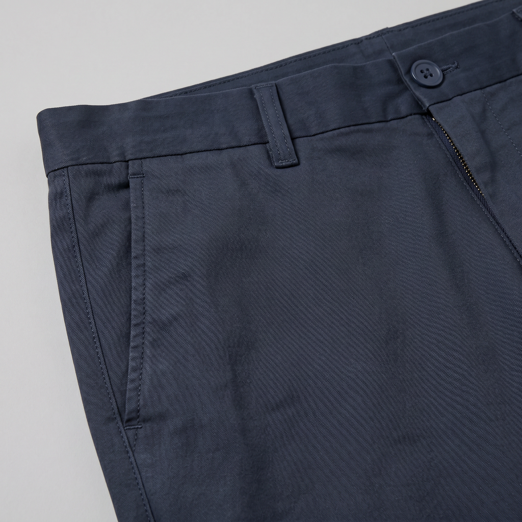 Men’s Cotton Stretch Chino Trousers - Straight Fit