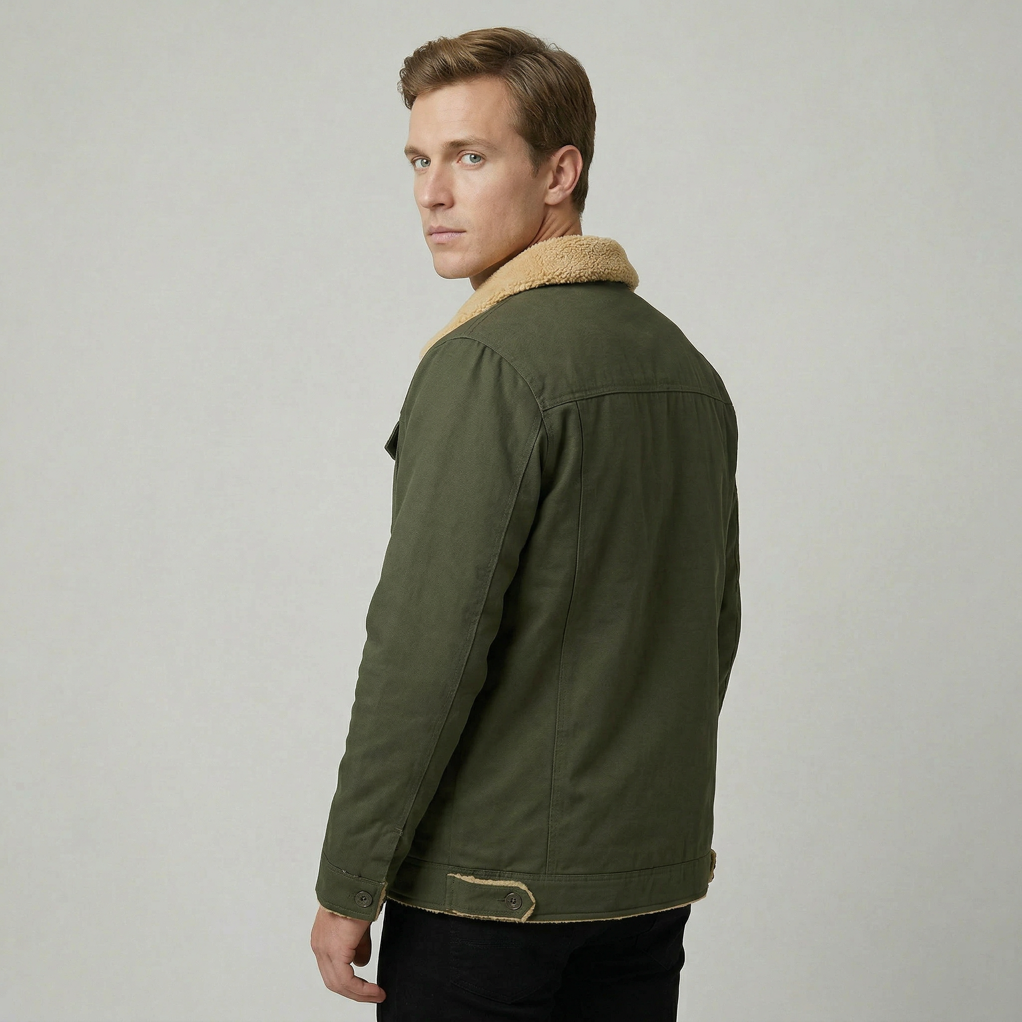 Men’s Fleeced Winter Casual Jacket