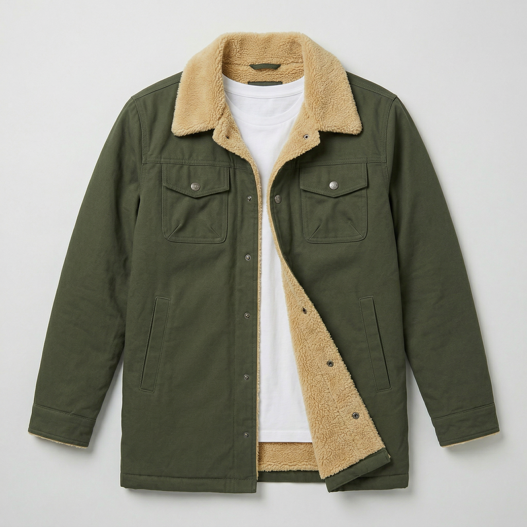 Men’s Fleeced Winter Casual Jacket