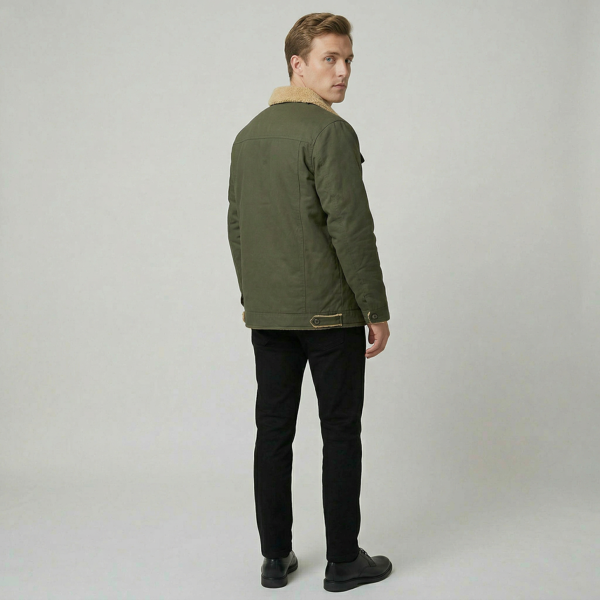 Men’s Fleeced Winter Casual Jacket