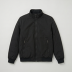 Men’s Full Zip Padded Coat - Stand Collar Regular Fit
