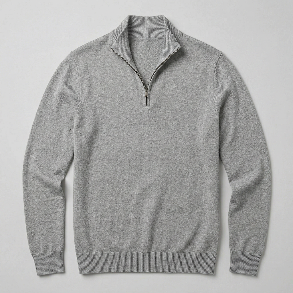Men’s Half Zip Knit Sweater