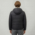Men’s Hooded Puffer Jacket - Full Zip Lightweight Fit