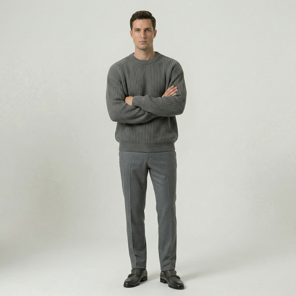 Men's Smart Casual Knit Sweater