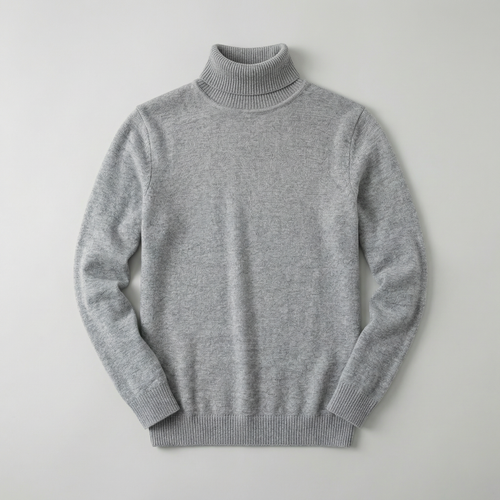 Men's Cashmere Knit Turtleneck Sweater