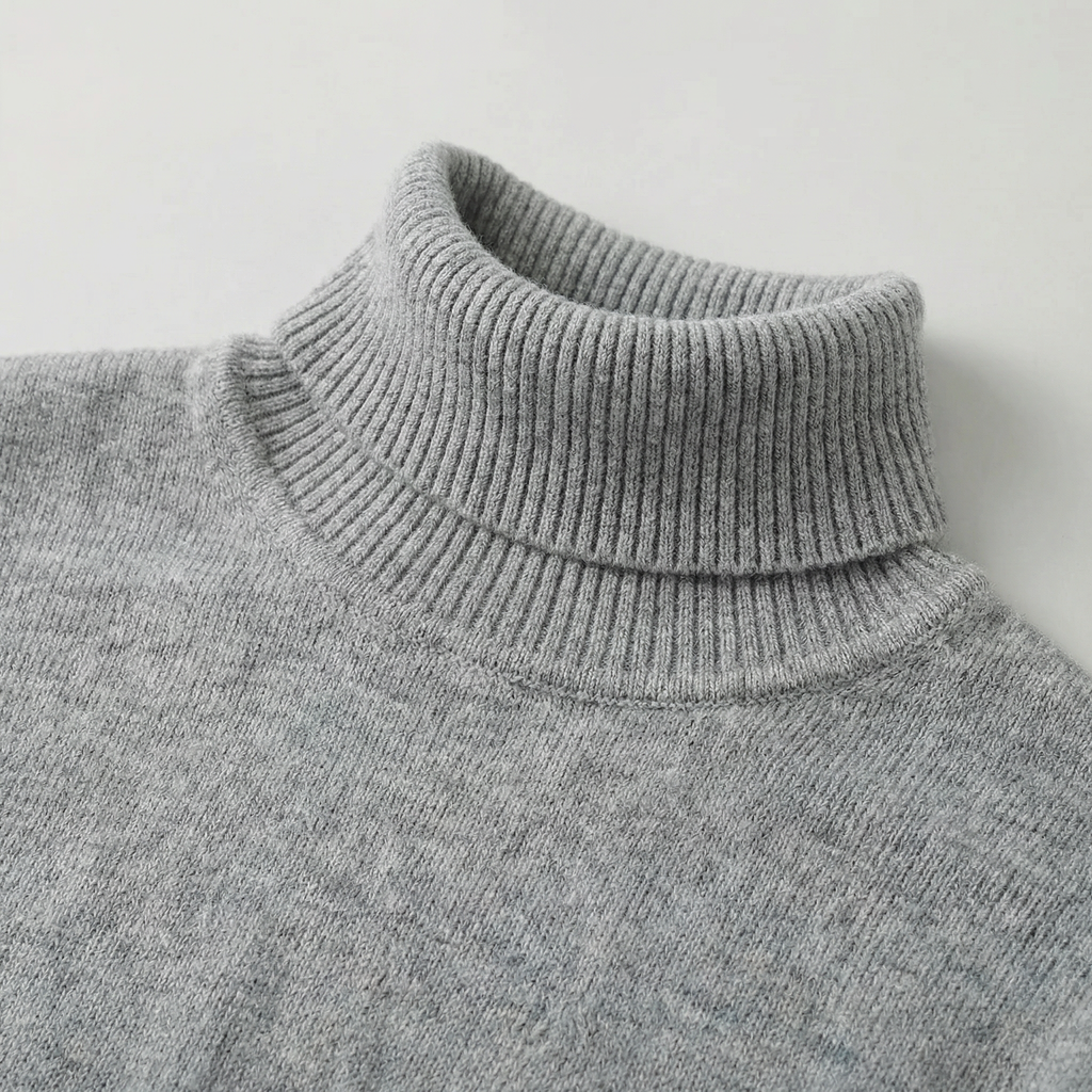 Men's Cashmere Knit Turtleneck Sweater
