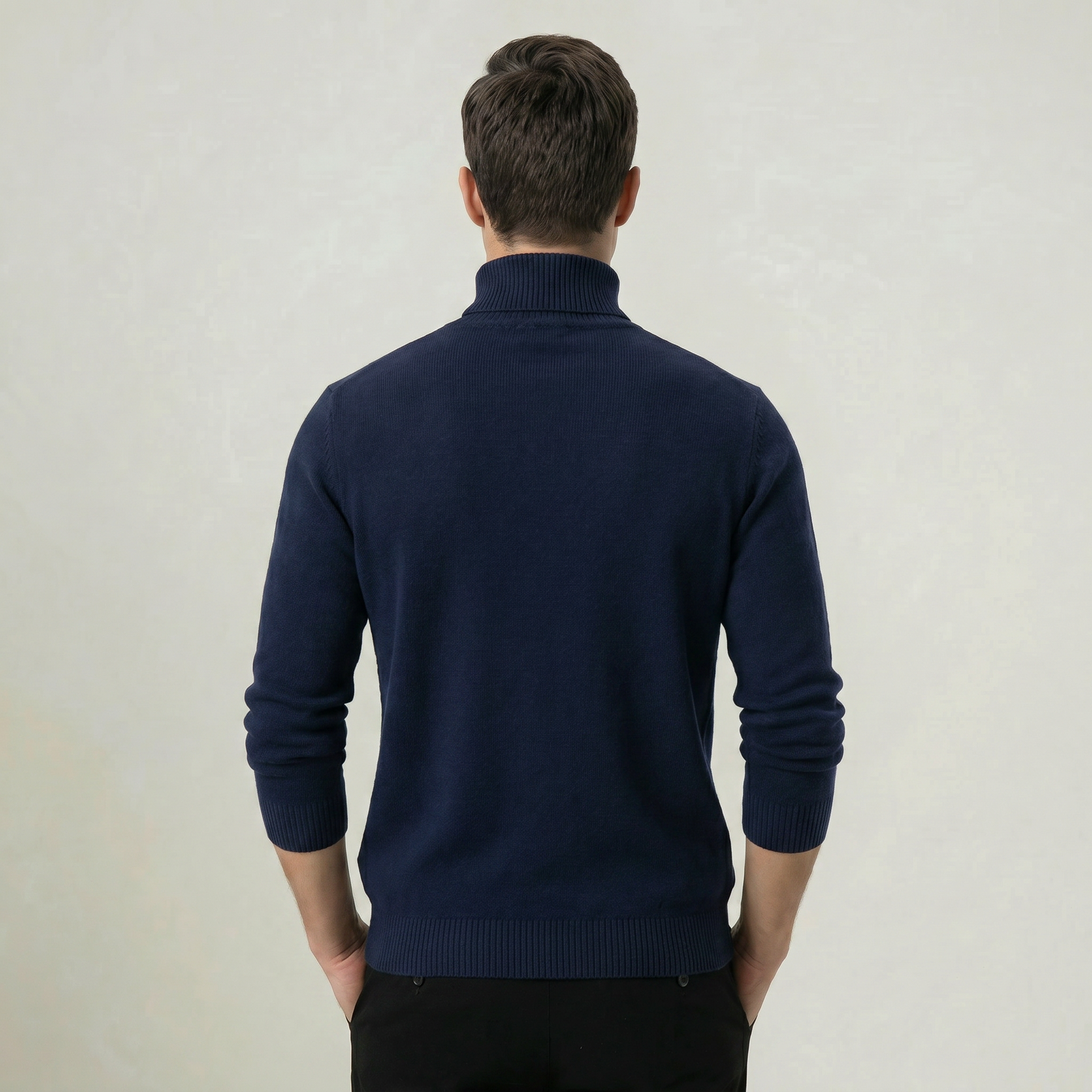 Men's Cashmere Knit Turtleneck Sweater
