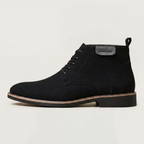 Men’s Lace-Up Ankle Boots - Round Toe Regular Fit