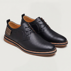 Men’s Lace-Up Textured Dress Shoes - Comfort Fit