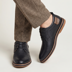 Men’s Lace-Up Textured Dress Shoes - Comfort Fit