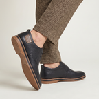 Men’s Lace-Up Textured Dress Shoes - Comfort Fit