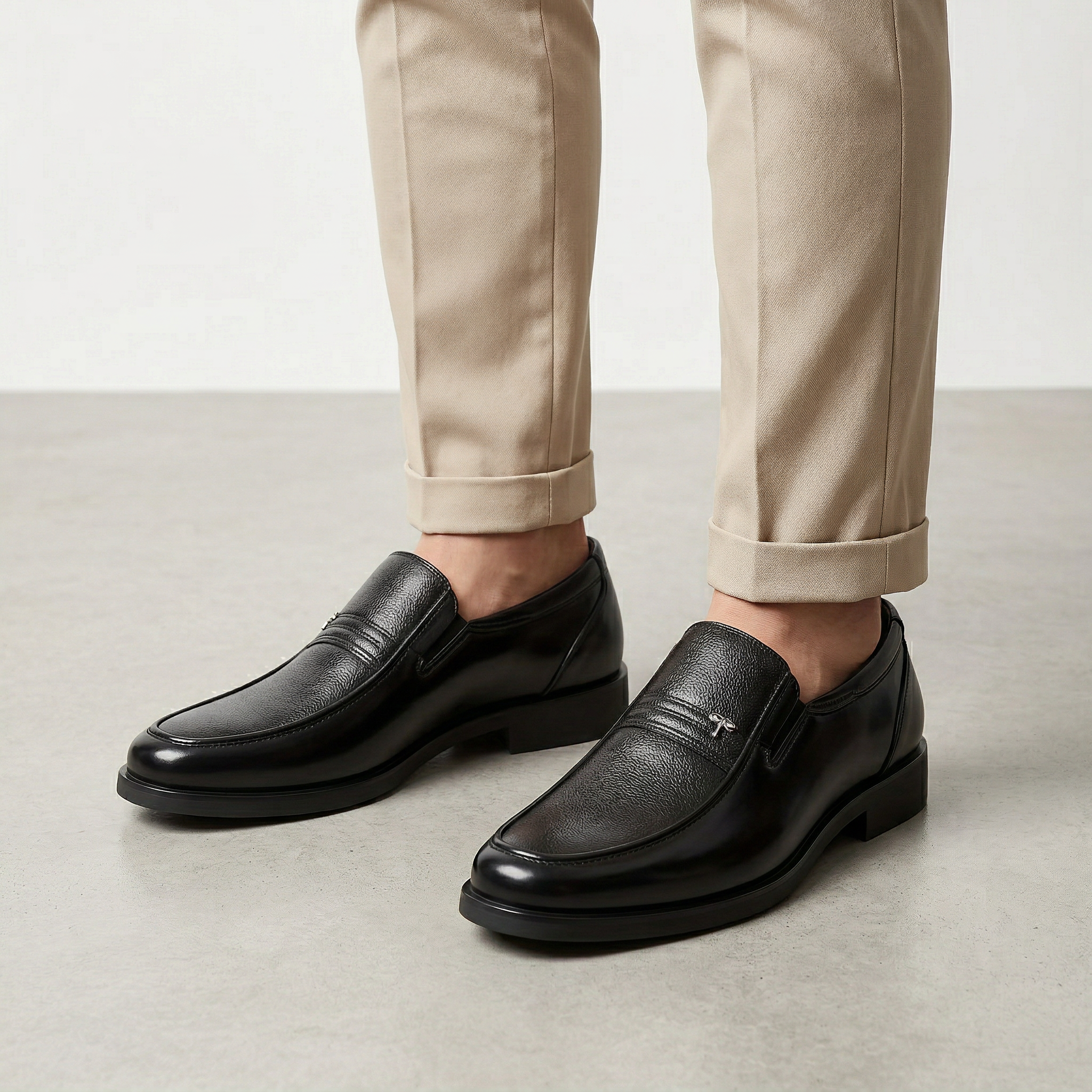 Men’s Cow Leather Office Loafers