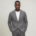 Men’s Linen Blazer - Lightweight  Breathable Jacket