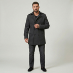 Men’s Lightweight Buttoned Autumn Coat