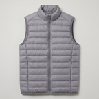 Men’s Lightweight Padded Vest - Quilted Casual Outerwear Jacket