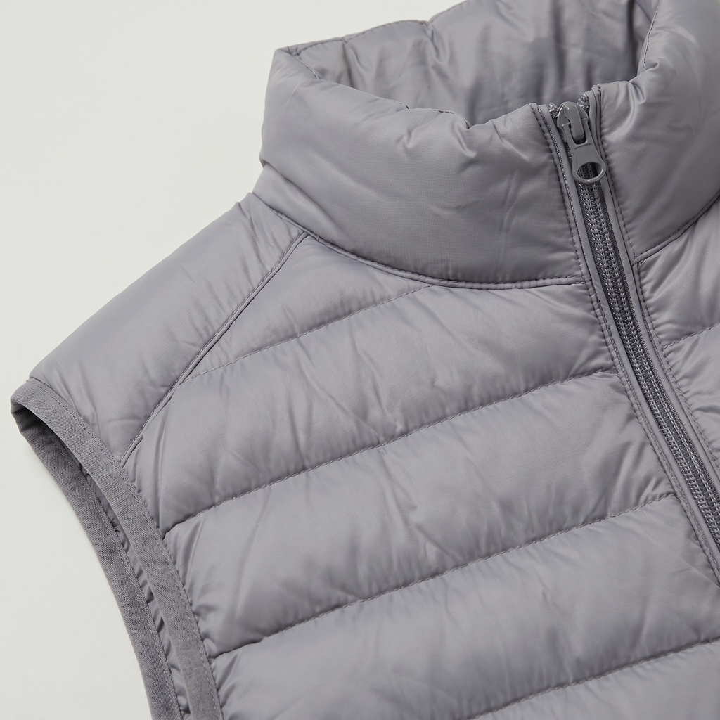 Men’s Lightweight Padded Vest - Quilted Casual Outerwear Jacket