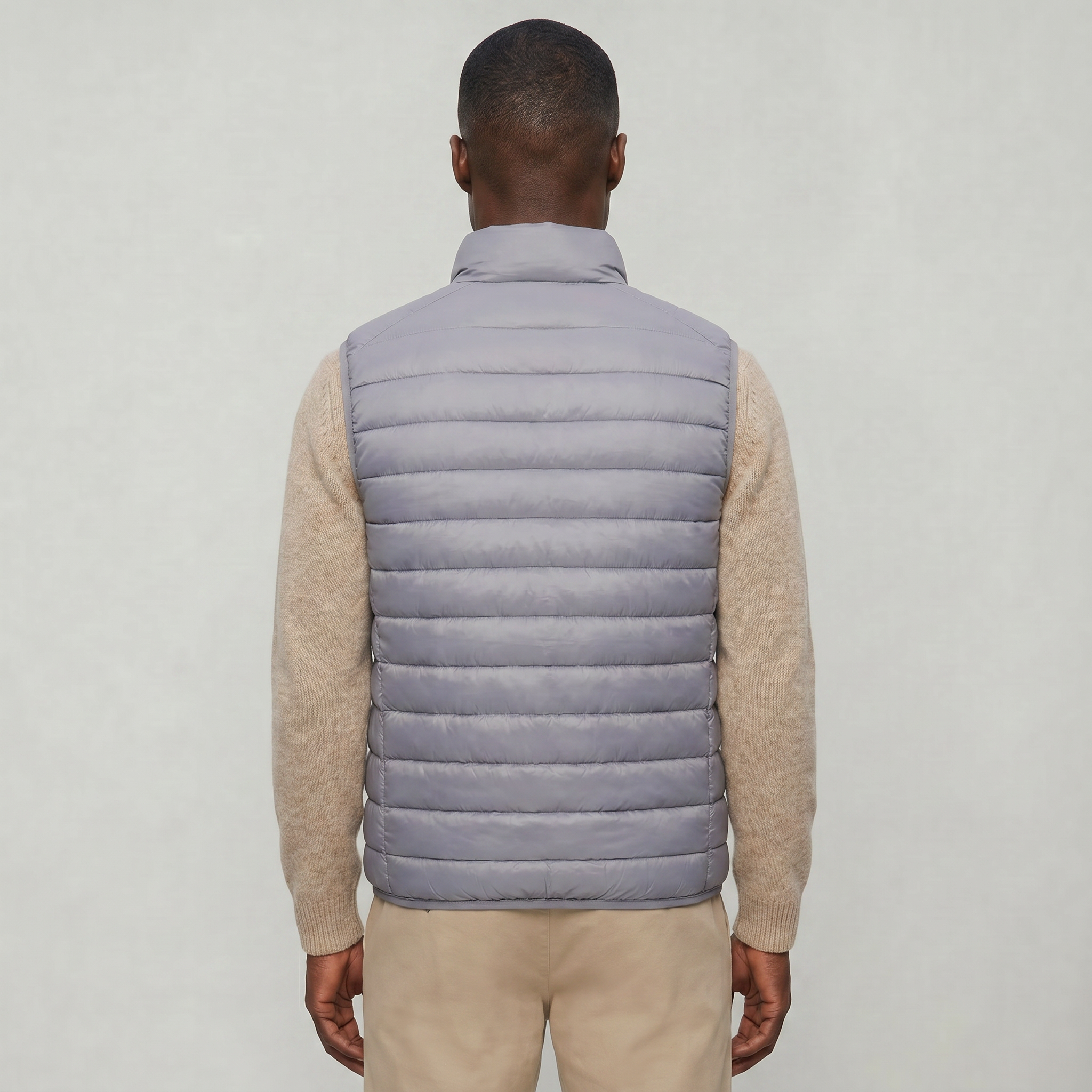 Men’s Lightweight Padded Vest - Quilted Casual Outerwear Jacket