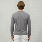 Men’s Long Sleeve Henley Shirt - Button Neck Regular Fit