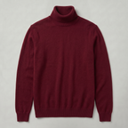 Men’s Turtleneck Sweater - Loose Fit