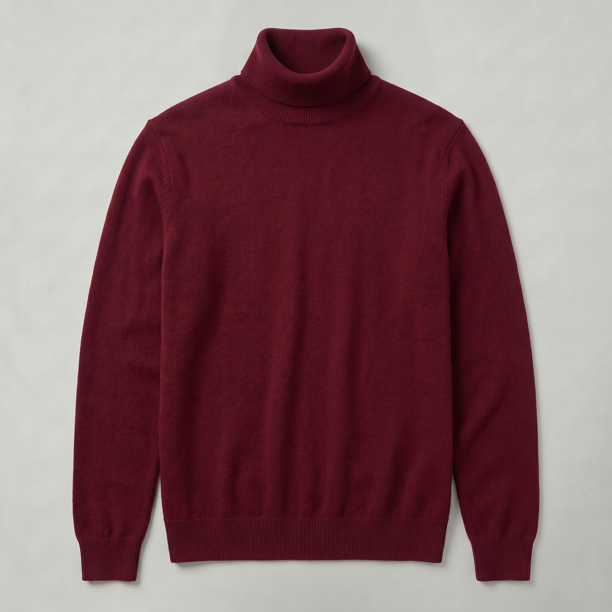 Men’s Turtleneck Sweater - Loose Fit