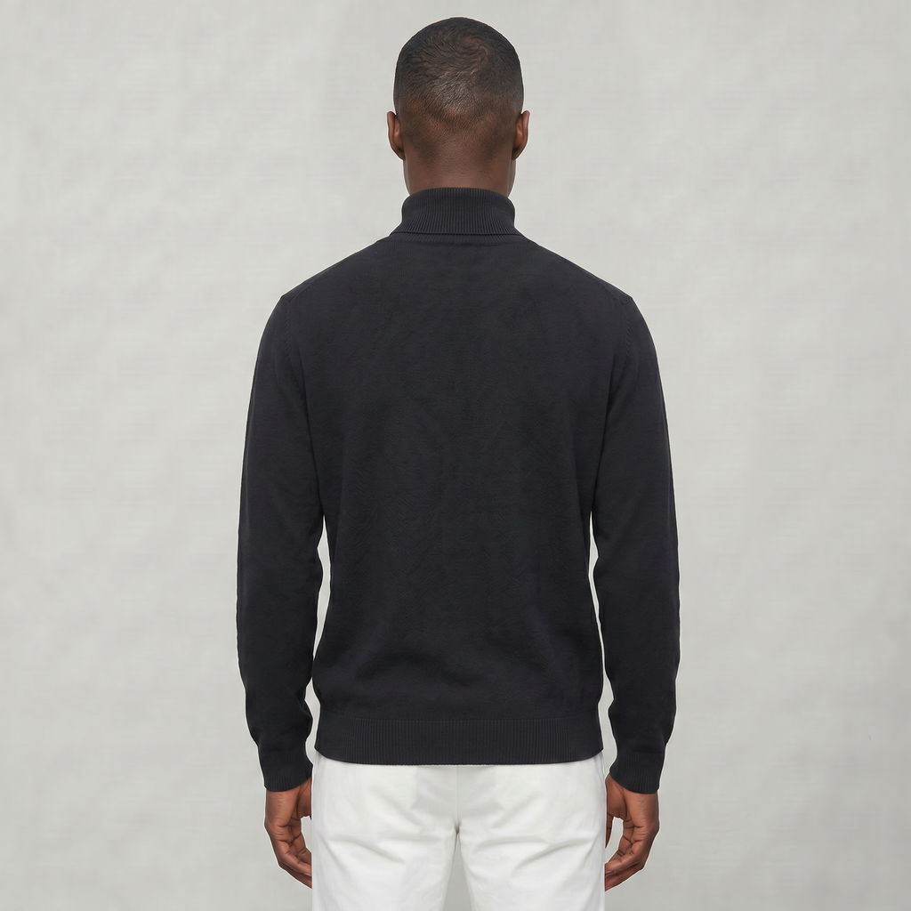 Men’s Turtleneck Sweater - Loose Fit