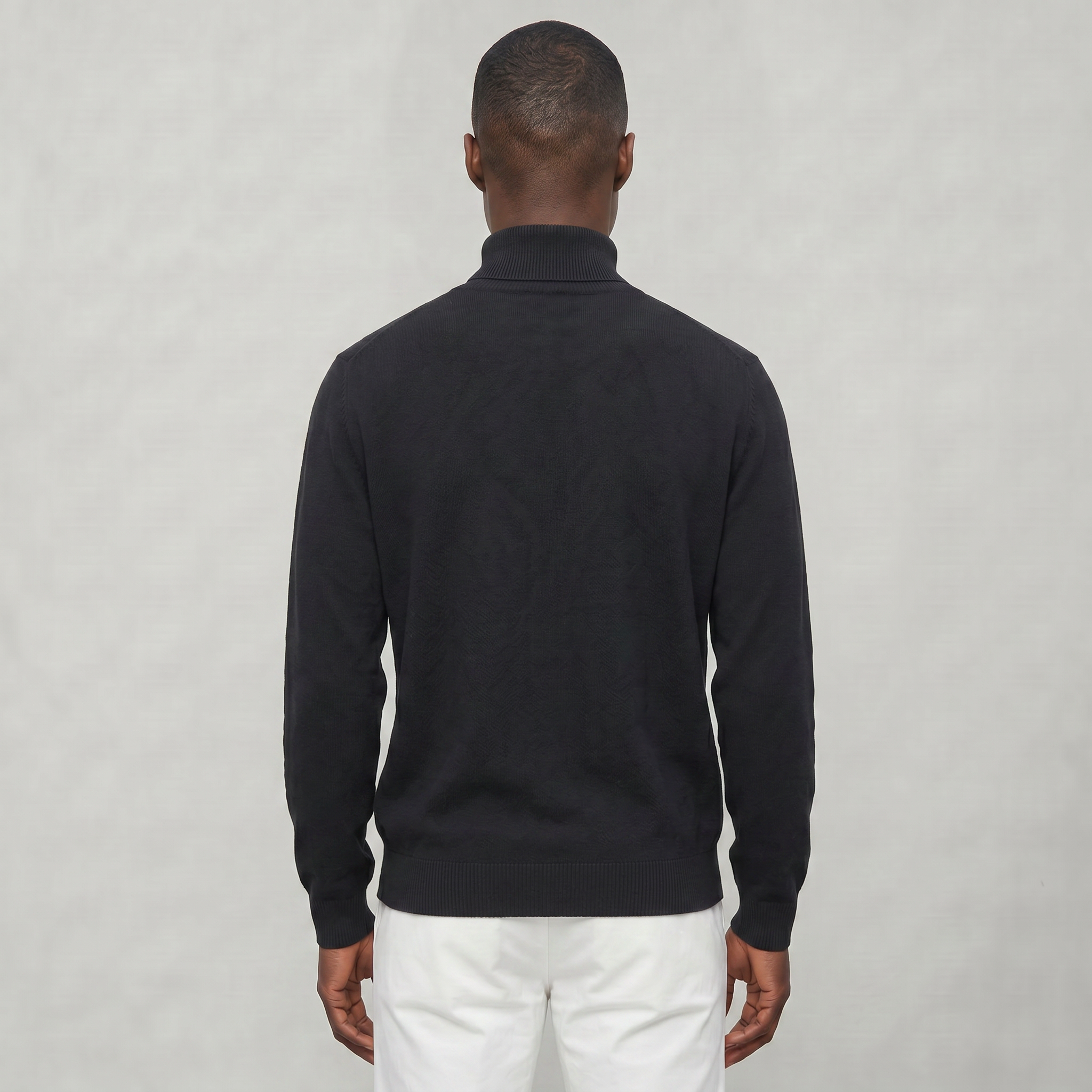 Men’s Turtleneck Sweater - Loose Fit