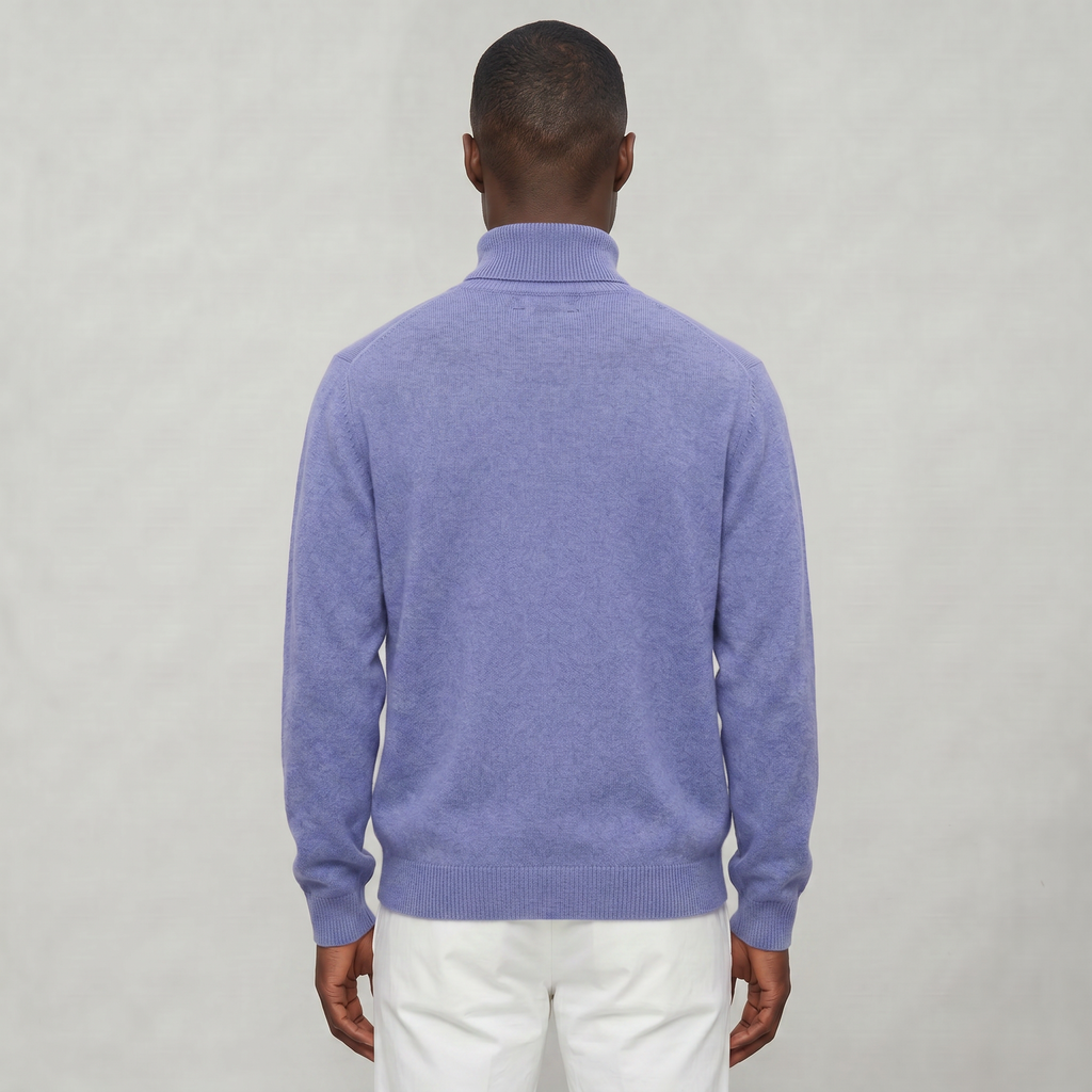 Men’s Turtleneck Sweater - Loose Fit