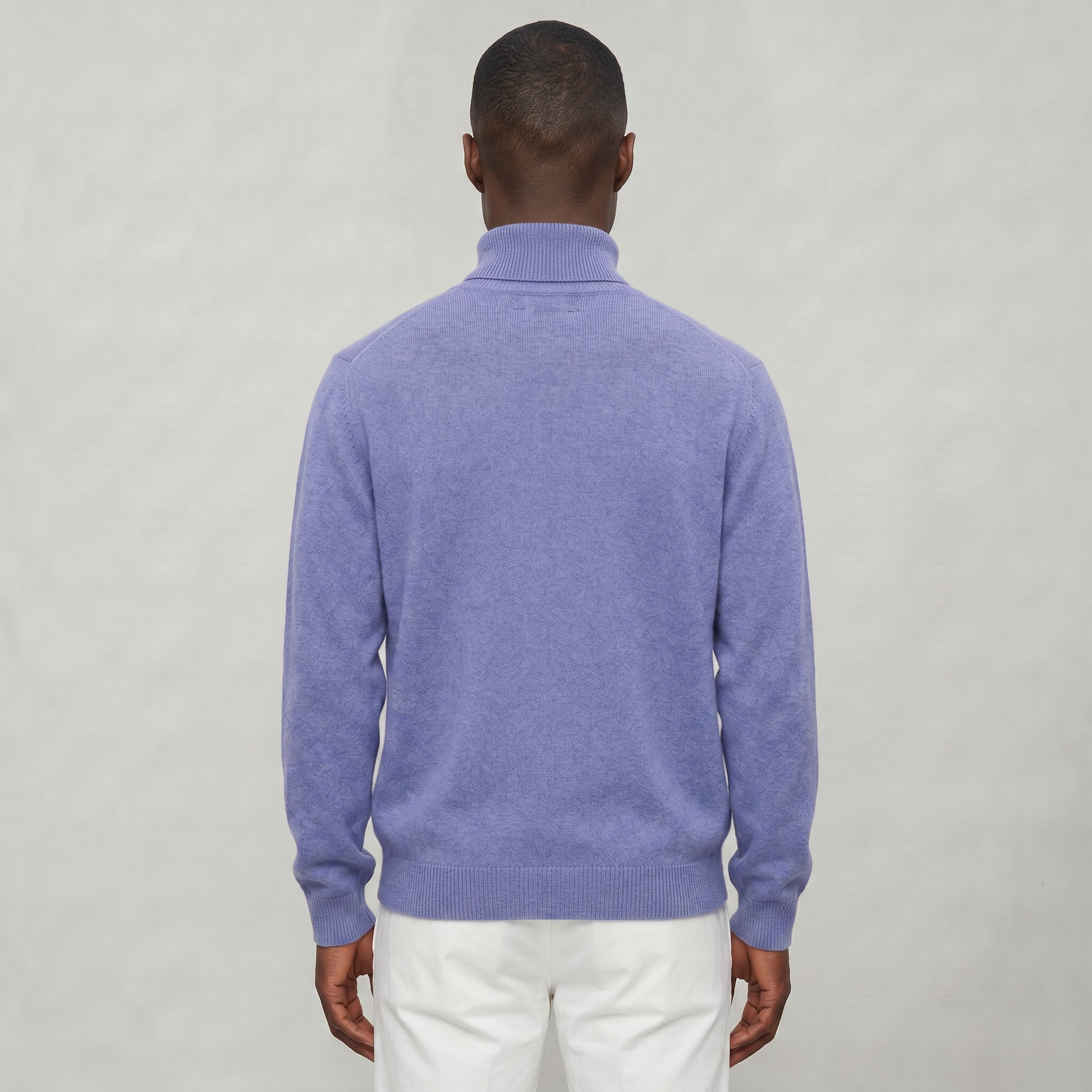 Men’s Turtleneck Sweater - Loose Fit