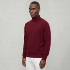 Men’s Turtleneck Sweater - Loose Fit