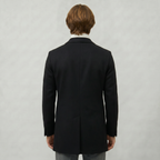Men’s Mid-Length Coat - Single-Breasted Slim Fit